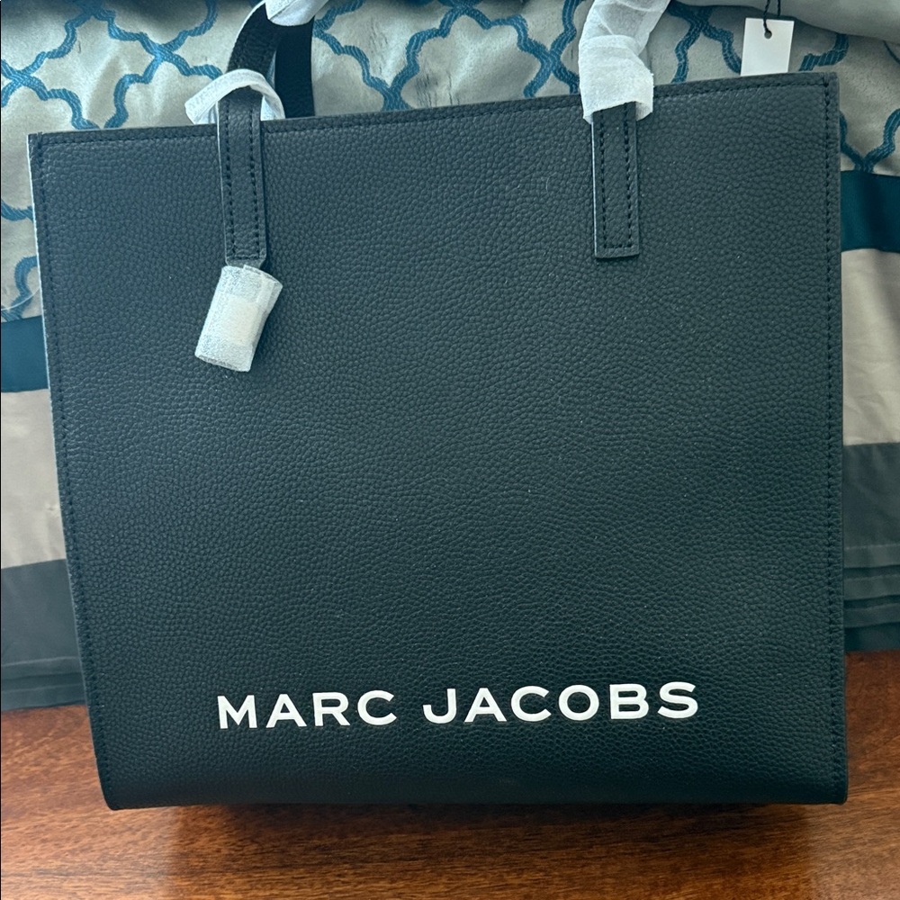 Marc Jacobs Black Leather Briefcase